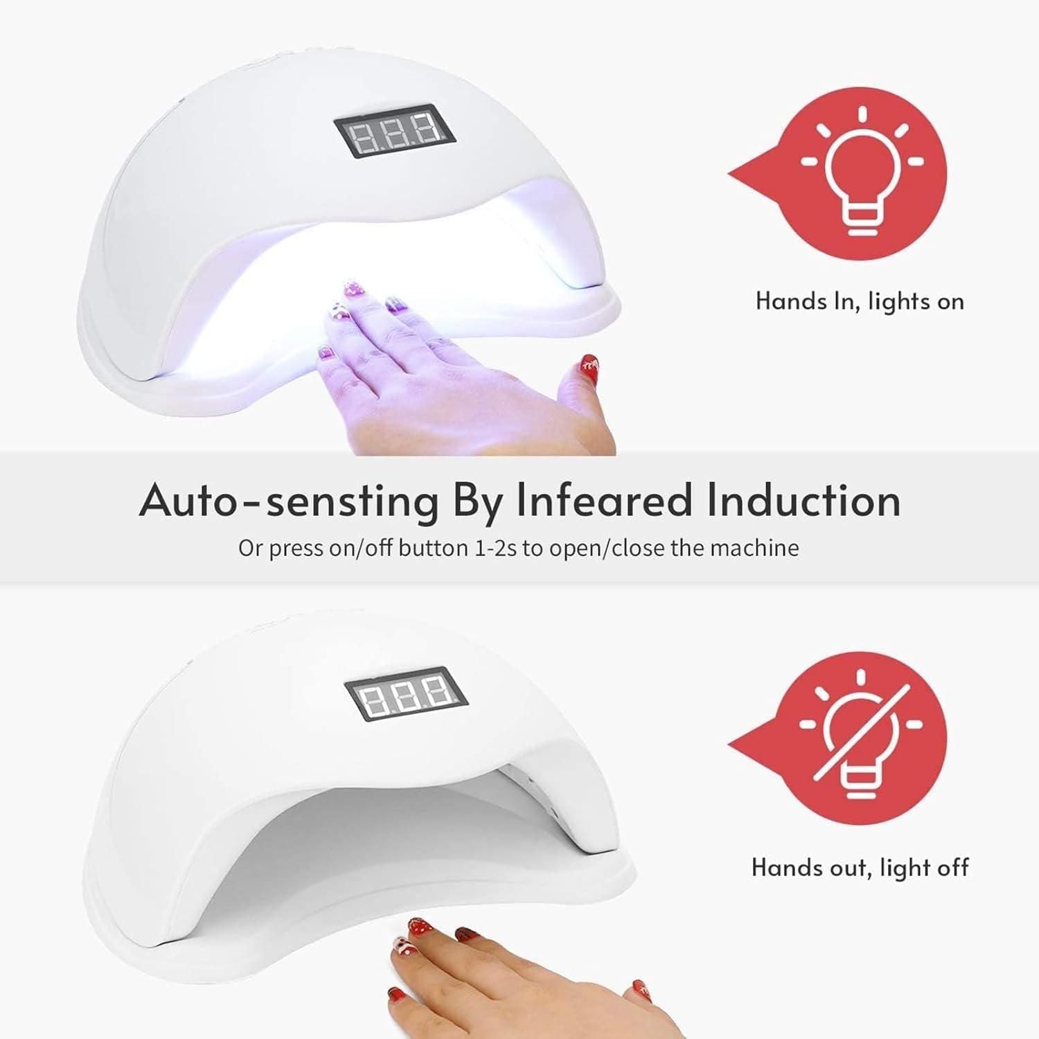 48W Auto Sensor UV Light Nail Dryer
